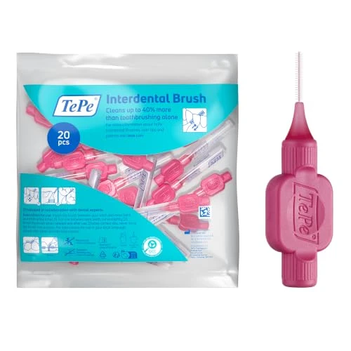 Zeitlich begrenztes Angebot: TePe Interdentalbürste, Original, Pink, 0,4 mm/ISO-Größe 0, 20 Stk. von 12.99 € auf 12.99 € (0.00% Rabatt)