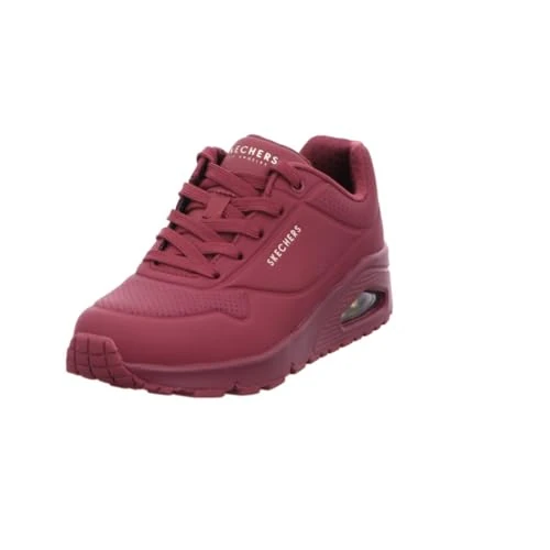 Offerta a tempo: Skechers Uno Stand On Air, Scarpe da ginnastica Donna, Plum Durabuck Mesh, 38.5 EU - 0.00% da 49.90 € a 49.90 €