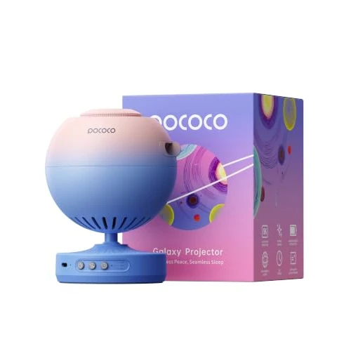 Zeitlich begrenztes Angebot: POCOCO Sternenhimmel Planetarium Projektor,5K-Galaxie-Discs,Blau-Rosa von 111.99 € auf 111.99 € (0.00% Rabatt)