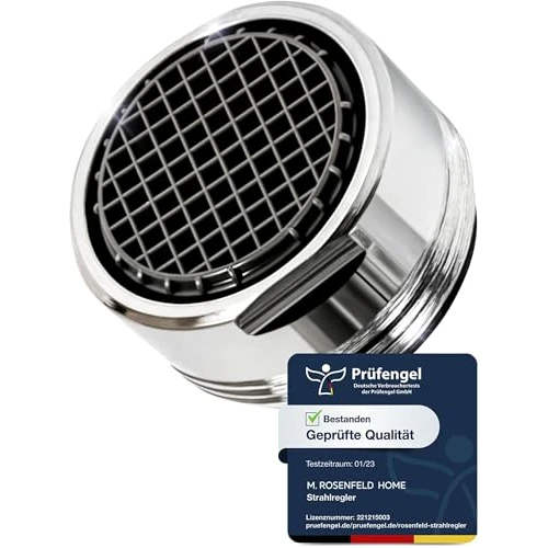 Offerta a tempo: Prodotto Italiano - Rompigetto Rubinetto Cucina M24 - Aeratore per Rubinetto High-Tech - Risparmio Idrico e Filtrazione - Flusso d'Acqua 5 L/min - Anticalcare per Rubinetti da Cucina e Bagno - 0.00% da 7.91 € a 7.91 €