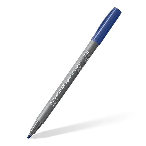 Limited-time offer: STAEDTLER 375-36 Pigment Arts Calligraphy Pen - Indigo (Box of 10) from 12.99 £ to 12.99 £ (save 0.00%)