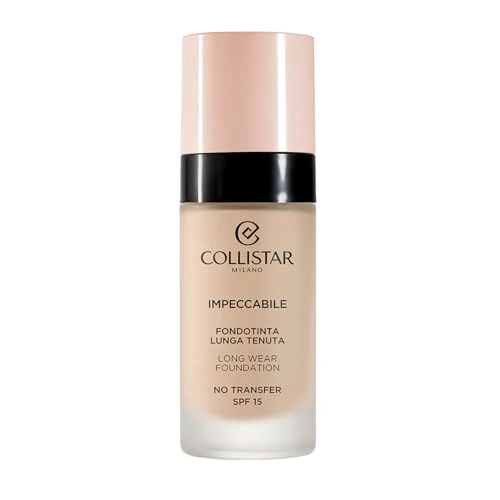 Offerta a tempo: Collistar Impeccabile Fondotinta Lunga Tenuta, No Transfer, SPF 15, Idratazione Immediata e Fino a 120h, Finish Matte Naturale, Effetto Seconda Pelle, Coprenza Modulabile, 30ml - 36% da 37.43 € a 23.90 €
