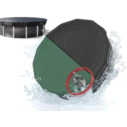 Oferta limitada: Planenfux® Cobertor de Invierno Redondo para Piscinas de Ø 550 cm (500-550 cm) | 2-en-1 de Material PE de 200g/m² | UV-Resistente | Lona Solar Invierno/Verano Ø610cm Lona de Piscina Redonda de 99.95 € a 99.95 € (ahorro 0.00%)