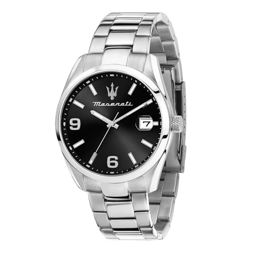 Offerta a tempo: Maserati Attrazione Orologio Uomo, Tempo e data - 43mm - 15% da 169.00 € a 144.40 €