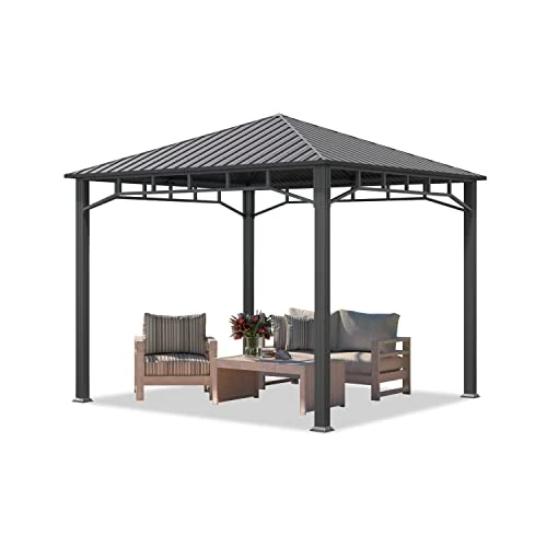Oferta limitada: TOOLPORT Cenador de jardín 3x3 m, Techo sólido en Acier, sin Cortinas, Perfil Aprox 9x9cm de 1095.00 € a 1095.00 € (ahorro 0.00%)