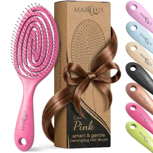 Offerta a tempo: marQus Spazzola Districante Per Capelli - Materiali a Base Vegetale Biodegradabile - 1 Pezzo - 5% da 9.99 € a 9.49 €