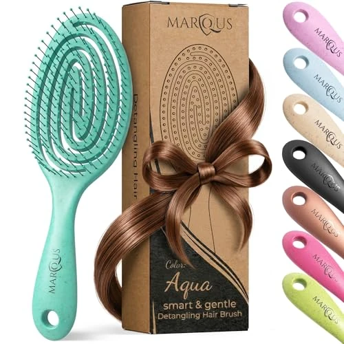 Offerta a tempo: Spazzola Districante Per Capelli - Materiali a Base Vegetale Biodegradabile - 1 Pezzo - 5% da 11.99 € a 11.39 €