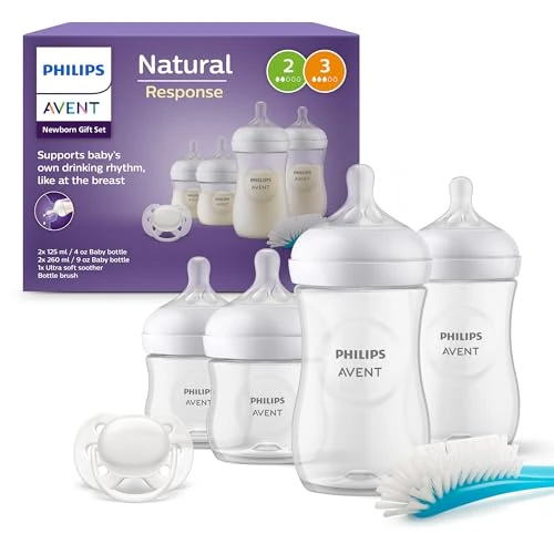 Oferta ograniczona: Philips Avent zestaw 4 butelek Natural z Responsywnym smoczkiem (model SCD838/11) z 123.79 EUR na 123.79 EUR (znizka 0%)