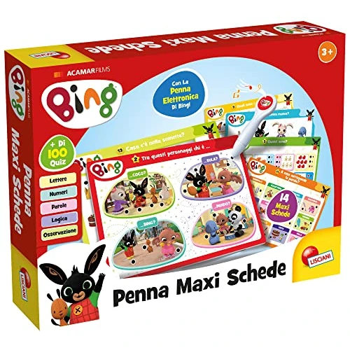 Lisciani Games Bing Pen Maxi Cards, 100422