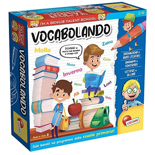 Lisciani Spiele I'm a Genius TS Vokabolando, Mehrfarbig, 100484