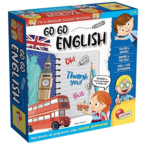 Liscianigiochi I'm a Genius TS Go English, Multicoloured, 100514