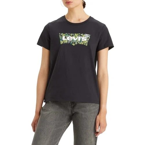 Zeitlich begrenztes Angebot: Levi's Damen The Perfect Tee T-Shirt,Kinsley Floral Bw Fill Caviar,XXS von 10.92 € auf 10.92 € (0.00% Rabatt)