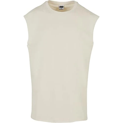 Offre limitée : Urban Classics Homme Tb1562 Open Edge Sleeveless Tee T-Shirt, Sable Blanc, XXL EU de 15.99 € à 15.99 € (0.00% de remise)