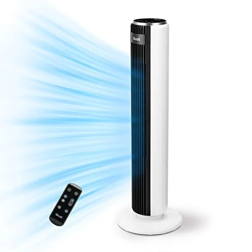 Offerta a tempo: LEVOIT Ventilatore a Torre con Telecomando 92CM, Serie Classica| 92 cm, Ventola di Raffreddamento Silenziosa 28 dB, 3 Modalità, 5 Velocità, Oscillazione 90° Timer 12H, Display LED, 39W,Bianco Classico - 38% da 99.99 € a 61.95 €