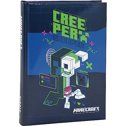 Beperkte aanbieding: MINECRAFT, Standaard Schoolplanner 2023/2024, voor kinderen en jongeren, nuttig product van schrijfwaren en schoolbenodigdheden, dagplanner 12 maanden, 320 pagina's in kleur, 13 x 17,8 cm, blauw van 22.99 EUR naar 22.99 EUR (besparing 0%)