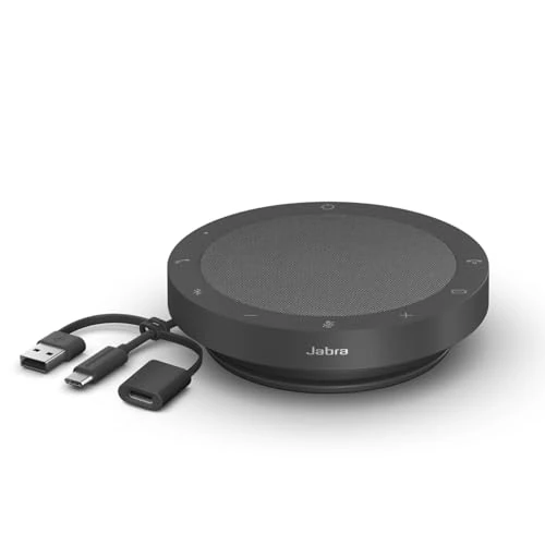 Oferta limitada: Jabra Speak2 55 Altavoz Inalámbrico Bluetooth - 4 Micrófonos, Cancelación de Ruido, 50 mm de Alto Alcance, Audio de Banda Ancha, Compacto y Portátil - Certificado para Zoom y Google Meet - Gris Oscuro de 95.99 EUR a 95.99 EUR (ahorro 0%)