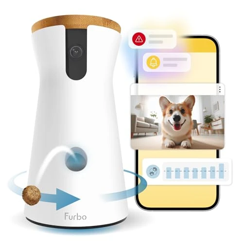Zeitlich begrenztes Angebot: Furbo 360° Hundekamera mit App [ABO beim Setup zur Aktivierung nötig] von 79.00 € auf 49.00 € (38% Rabatt)