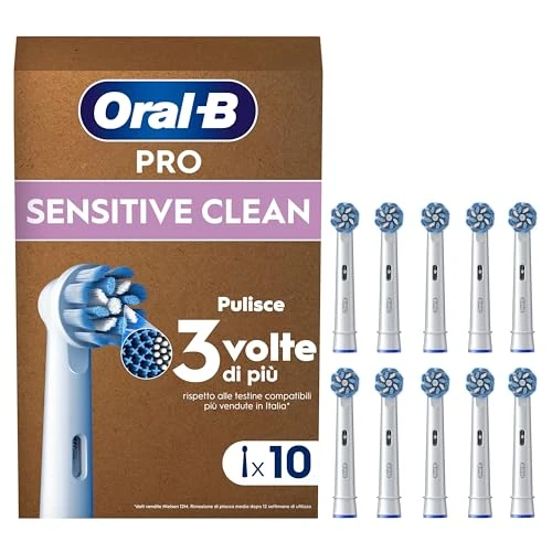 Begrenztes Angebot: Oral-B Pro Sensitive Clean Aufsteckbürsten — ORIGINAL Zahnbürstenaufsatz für Elektrische Oral-B Pro Zahnbürste — Ersatzbürsten für sanfte Zahnreinigung — Weiß, 10 Stück von 21.99 EUR auf 21.99 EUR (Rabatt 0%)