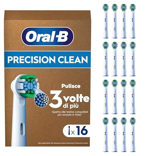 Begrenztes Angebot: Oral-B Pro Precision Clean Aufsteckbürsten — ORIGINAL Zahnbürstenaufsatz für Elektrische Oral-B Pro Zahnbürste — Ersatzbürsten für gründliche Zahnreinigung — Weiß, 16 Stück von 28.99 EUR auf 28.99 EUR (Rabatt 0%)