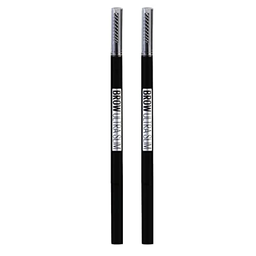 Offerta a tempo: Maybelline New York Brow Ultra Slim Matita per Sopracciglia Temperabile con Pettine e Punta Ultra Fine Colore 006 Black Brown - 2 Cosmetici - 6% da 18.99 € a 17.89 €