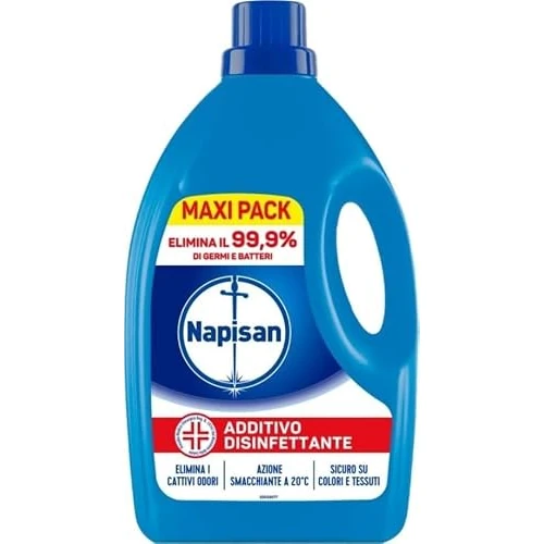 Offerta a tempo: Napisan Additivo Disinfettante Lavatrice, Confezione da 2.2 Litri di Additivo Liquido per Lavatrice, Contro i Batteri e i Cattivi Odori - 30% da 8.54 € a 5.97 €