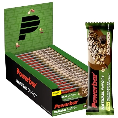 Offerta a tempo: Powerbar - Natural Energy Cereal-Cacao Crunch - 18x40g - Barretta energetica vegana ai carboidrati - magnesio - senza olio di palma - 30% da 22.99 € a 16.01 €