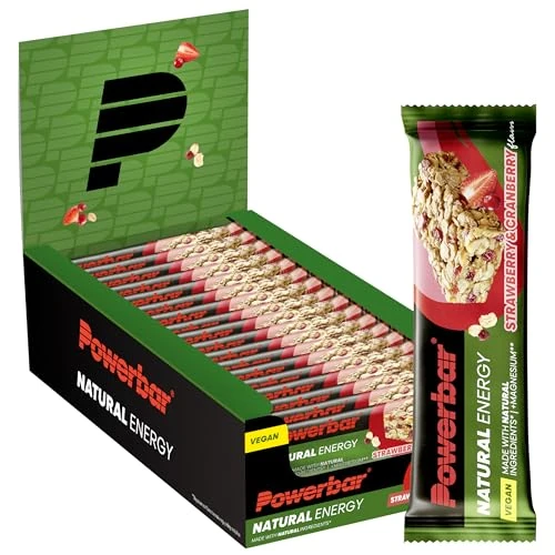 Offre limitée : Powerbar Natural Energy Cereal Bar + Magnesium (18x40g) Fraise et canneberge - Barres - Barres énergétiques de 32.99 € à 22.99 € (30% de remise)