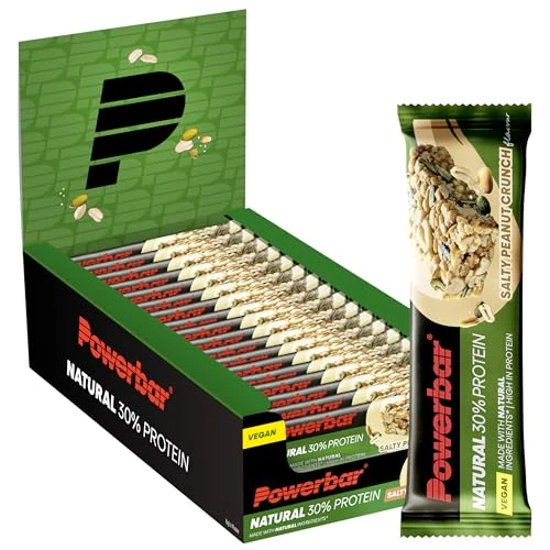 Offre limitée : Powerbar Natural Protein Salty Peanut Crunch 18x40g - Veganer Protein Riegel + Natürliche Zutaten de 24.99 € à 24.99 € (0.00% de remise)