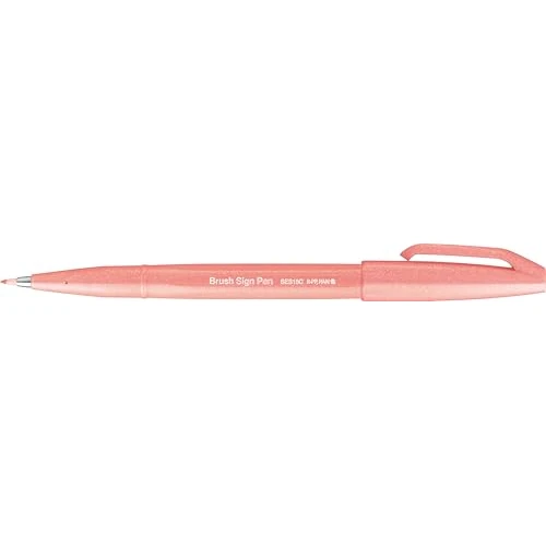 Zeitlich begrenztes Angebot: Pentel SES15C-F2X Brush Sign Pen koralle-orange, Faserschreiber, pinselähnliche Spitze, 10 Stück von 22.10 € auf 22.10 € (0.00% Rabatt)