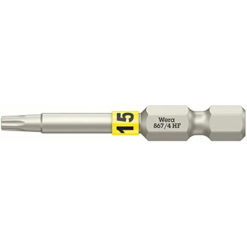 Offre limitée : Wera - 05060507001 - Embout avec fonction de retenue; 867/4 TORX® HF Embouts avec fonction de retenue, TX 15 x 50 mm de 8.13 € à 8.13 € (0.00% de remise)