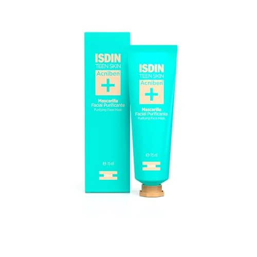 Offerta a tempo: ISDIN Acniben Maschera Viso Purificante (75 ml) | Deterge in Profondità e Aiuta a Ridurre Brufoli e Punti Neri | Aiuta a Opacizzare la Pelle - 24% da 15.50 € a 11.71 €