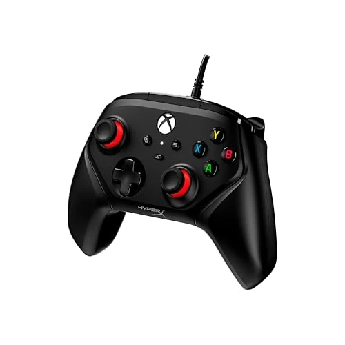 Offerta a tempo: HyperX Clutch Gladiate, Controller cablato USB-C con licenza XBOX, Doppi blocchi per grilletti, Pulsanti programmabili, Impugnatura comoda, Jack Audio 3,5 mm, Compatibile con Xbox, Nero - 38% da 39.99 € a 24.99 €