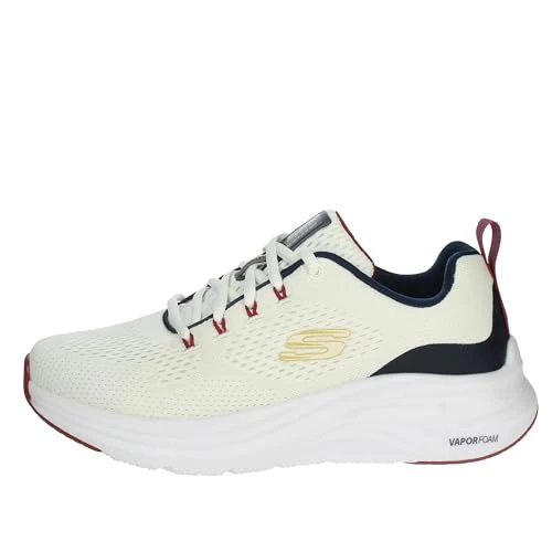 Offerta a tempo: Skechers Vapor Foam, Sneaker Uomo, White Mesh/Synthetic/Navy Red Trim, 40 EU - 44% da 79.95 € a 44.70 €