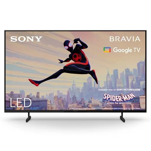 Sony BRAVIA, KD-43X80L, LED, 4K HDR, Google TV, ECO PACK, BRAVIA CORE, Flush Surface Design, Model 2023