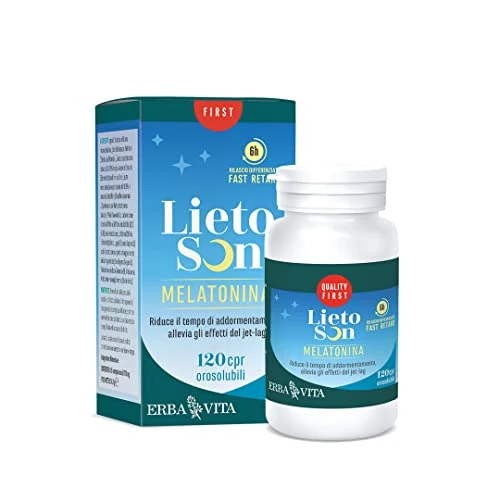 Offerta a tempo: ERBA VITA - Melatonina - Integratore per il Sonno - 120 Capsule — 57% da 13,90 € a 5,92 €