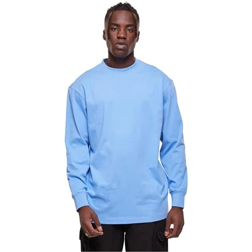 Urban Classics Men's Tall L/S T-Shirt, Horizon Blue, XL