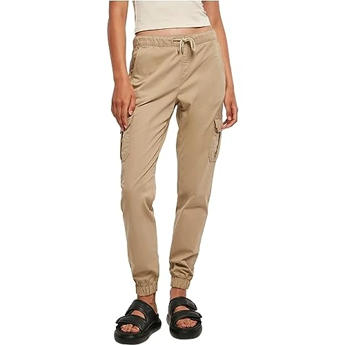 Tijdelijke aanbieding: Urban Classics Damesbroek met hoge taille, cargobroek met hoge tailleband, verkrijgbaar in vele kleuren, maten XS - 5XL, Unionbeige, 4XL van 39.94 € naar 39.94 € (0.00% korting)