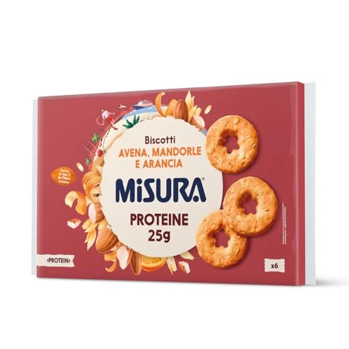 Oferta ograniczona: Biszkopty Mandorla e Fiocchi Protein d'Avena 260g - Misura białkowe z 2.99 EUR na 2.29 EUR (znizka 23%)