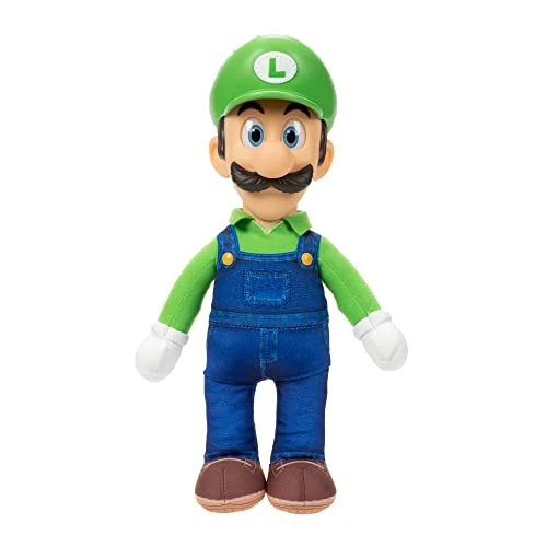 Nintendo Super Mario Movie – rotoplush di Luigi, estremamente dettagliato, posabile e con dettagli premium. Direttamente dal film! Per bambini e collezionisti