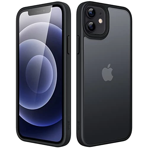 Offre limitée : JETech Coque Mate pour iPhone 12/12 Pro, Noir de 10.89 € à 10.89 € (0.00% de remise)