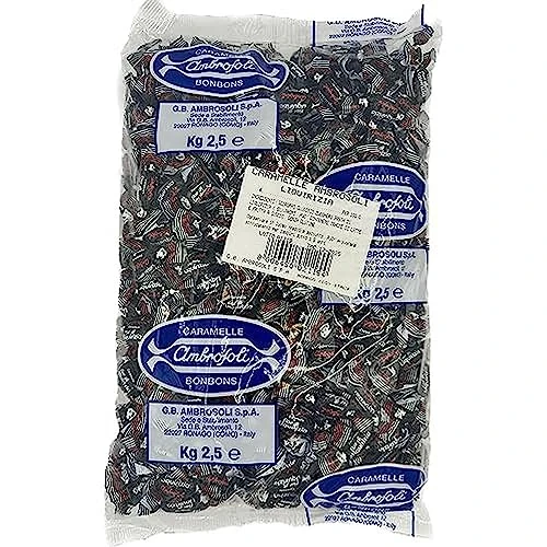 Ambrosoli Zoethout Bloem Snoep in Zakken van 2,5 kg