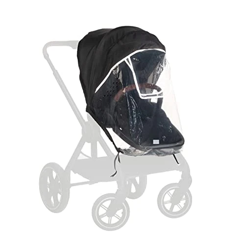 Zeitlich begrenztes Angebot: hauck Universal Kinderwagen Regenschutz 91 x 92 x 85 cm mit Reflektierender Umrandung, Kontakt & Belüftungs Fenster, Einfache Klettverschluss Befestigung am Kinderbuggy Sitz (Transparent) von 12.85 € auf 12.85 € (0.00% Rabatt)