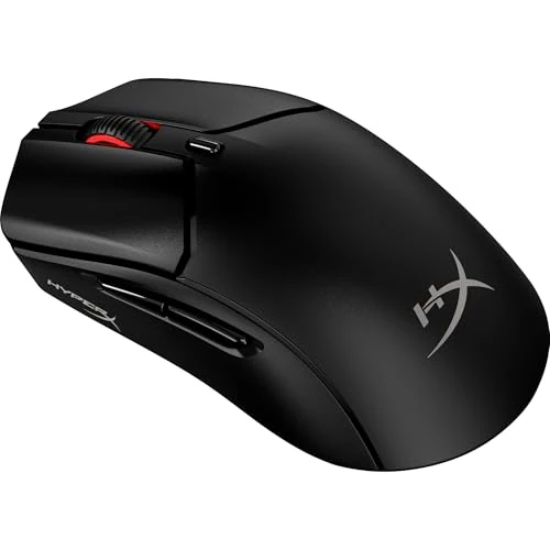 Offerta a tempo: HyperX Pulsefire Haste, Mouse Gaming Senza Filo, Connettività 2,4 GHz e BLE, Illuminazione RGB, 6 Tasti Programmabili, 26000 DPI, Resistenza fino a 100 Milioni di Clic, Batteria fino a 100 Ore, Nero - 0.00% da 59.49 € a 59.49 €