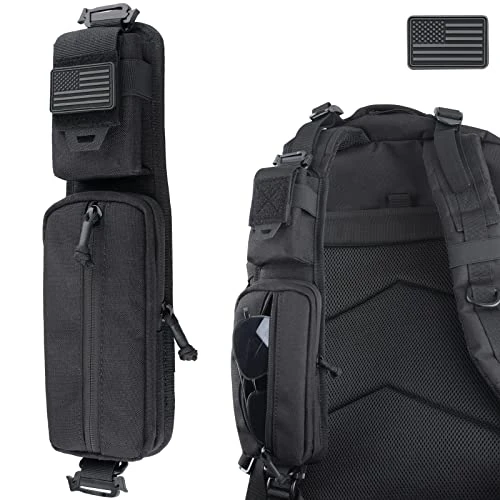 Oferta limitada: WYNEX Accesorios molle Bolsa con Bolsillos de Doble Cremallera, Correa para Mochila, Correa de Hombro, Accesorio Molle, Accesorios tácticos, Bolsa de Hombro con Cremallera, Soporte Adicional para de 20.31 EUR a 14.87 EUR (ahorro 27%)