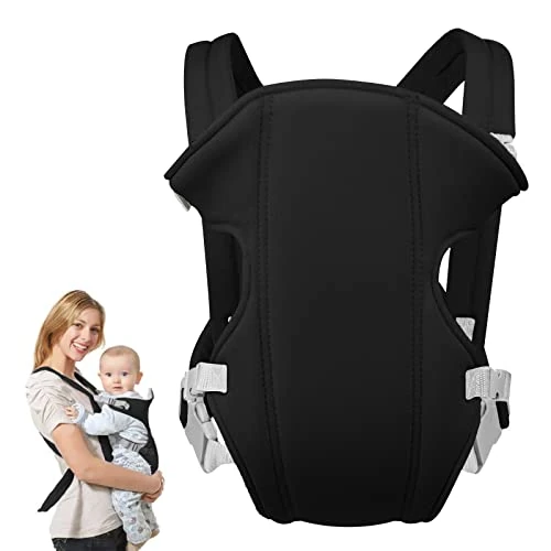 Limited offer: Baby Carrier,Xiuyer Baby Wrap Carrier,3-in-1 Front and Back Toddler Sling Carrier,Baby Sling Wrap Toddler Back Carrier for 3-10 Kg,Adjustable Baby Carrier Backpack,Black Carriers from Newborn from 12.04 EUR to 9.99 EUR (save 17%)