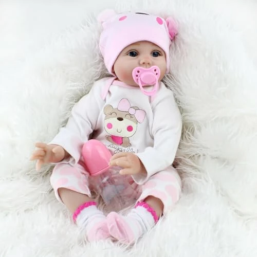 Offre limitee: WOOZHI Poupée Reborn Bebe Reborn Fille 20 Pouces 50 cm Réaliste Poupée Reborn Souple en Silicone réaliste en Vinyle Souple Lifelike Mignon Nouveau-né Garçon Fille Cadeau de Noël A3FR de 60.66 EUR a 60.66 EUR (economie 0%)
