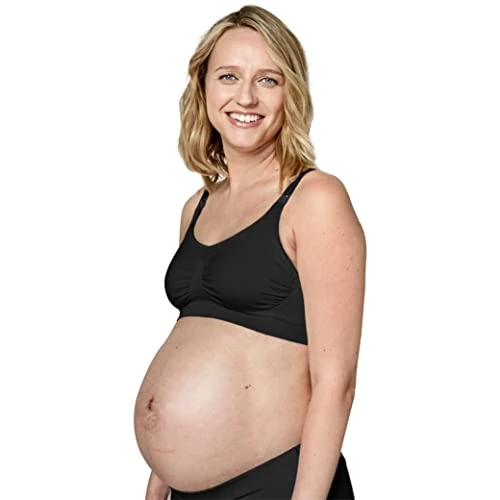 Limited offer: Medela Keep Cool Seamless Maternity and Nursing Bra with 2 Breathing Zones and Soft Touch Fabric for Comfortable Support, Black from 22.91 EUR to 21.99 EUR (save 4%)
