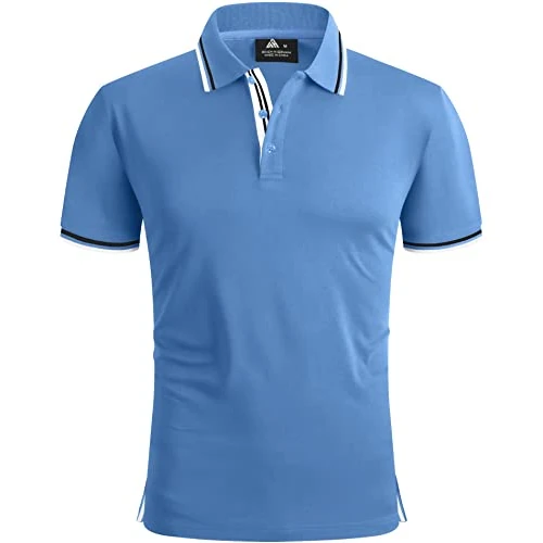 Oferta limitada: SwissWell Polo Hombre Manga Corta Secado Rápido Polo Golf Deportivos para Hombre Camiseta Tenis Transpirables Verano T-Shirt Azul Claro XXL de 32.99 € a 24.19 € (ahorro 27%)