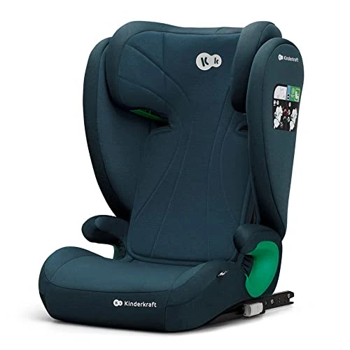 Limitiertes Angebot: Kinderkraft JUNIOR FIX2 I-SIZE Kindersitz 15-36kg, Kinderautositz mit Isofix, Gruppe 2/3, 100-150 cm, Einstellbare Rückenlehne und Kopfstütze, spezielle Sicherheitssysteme, Leicht zu tragen, Blau von 84.90 EUR auf 67.98 EUR (Spare 20%)