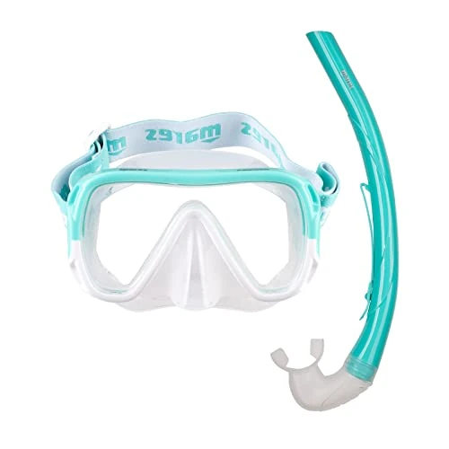 Offerta a tempo: Mares Combo Keewee - Set maschera e boccaglio adulto, maschera a lente singola in silicone, boccaglio ergonomico con bocchino in silicone - 45% da 34.95 € a 19.20 €